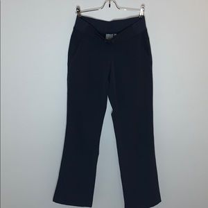Athleta Straight Leg Navy Blue Drawstring Pants 0